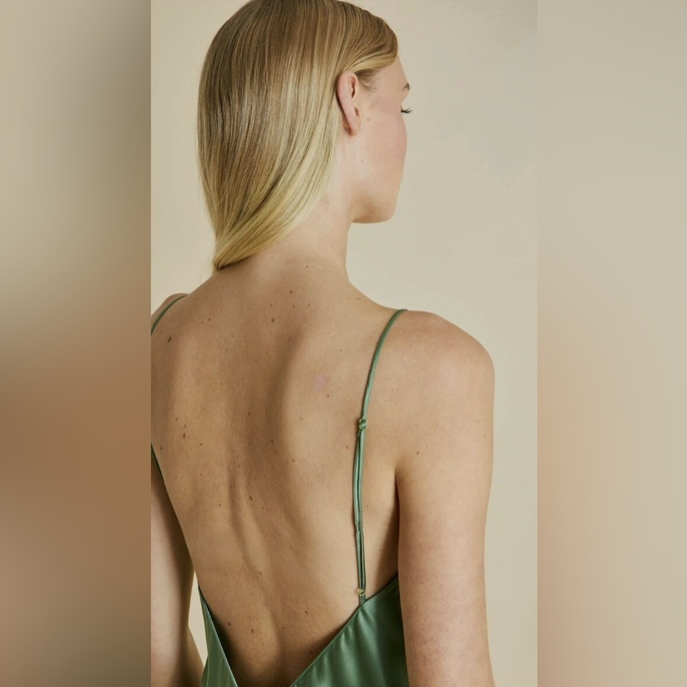 OLIVIA VON HALLE / SizeM /Olivia Von Halle Slip Dress 100% Silk(520$) - Picture 5 of 5